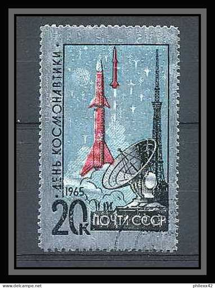 408 Russie (Russia Urss USSR) Espace Space Argent Silver 2953/4 Obliteré - Russie & URSS