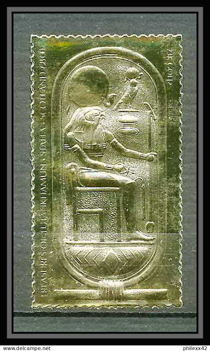 432 Staffa Scotland Egypte (Egypt UAR) Treasures Of Tutankhamun 30 OR Gold Stamps 23k Neuf** Mnh - Scozia