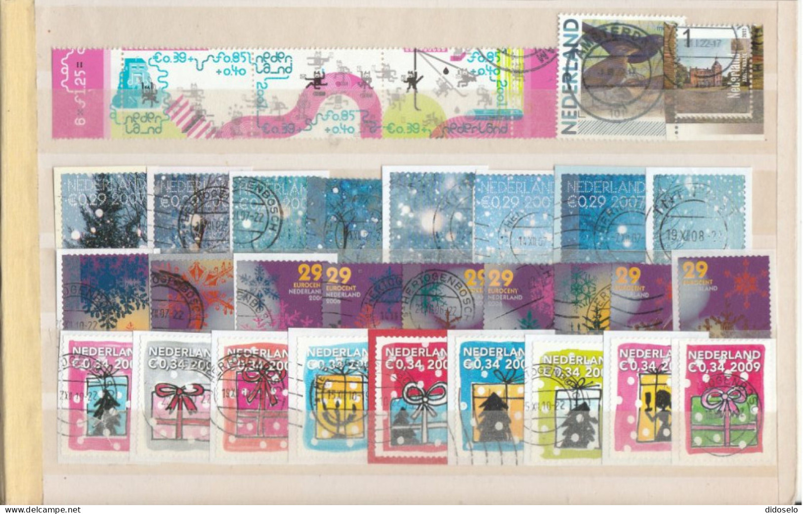 Netherlands - Lot Of Used Stamps - Verzamelingen