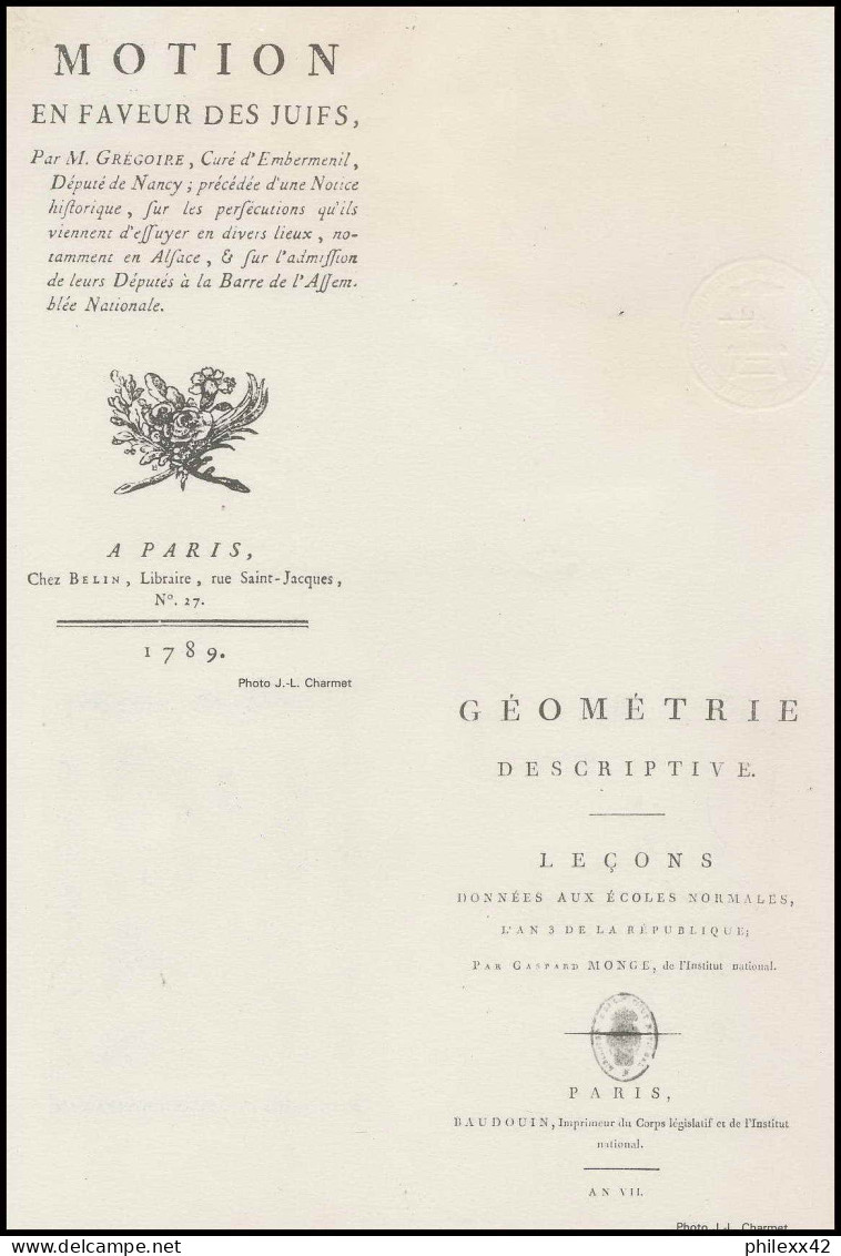 196 France Bicentenaire Révolution Francaise Lot N°2667/2670 Fdc Maximum Lettres.. - Franz. Revolution