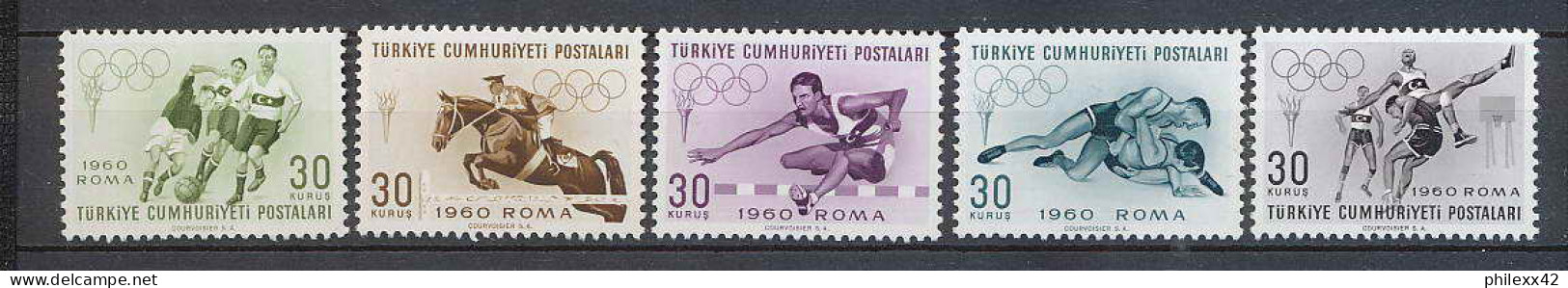 Turquie (Turkey) - 95 - N° 1562/66 Jeux Olympiques (olympic Games) ROME 1960 Neuf ** Mnh - Ete 1960: Rome