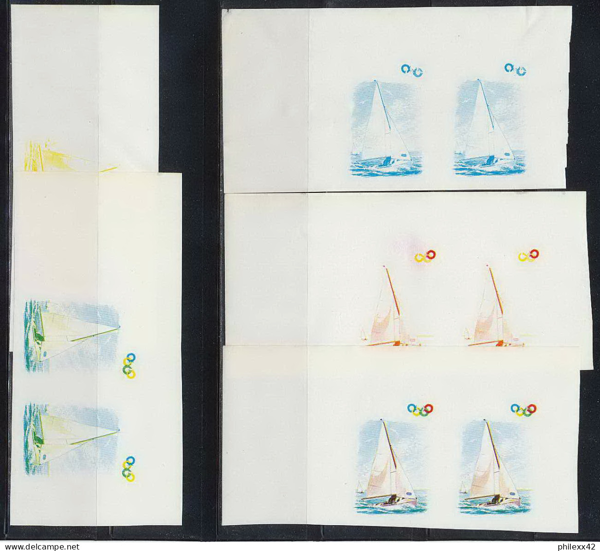 35 Sport Jeux Olympiques (olympic Games) Emirates Mexico 68 Voile Sailing Ships  - Ete 1968: Mexico
