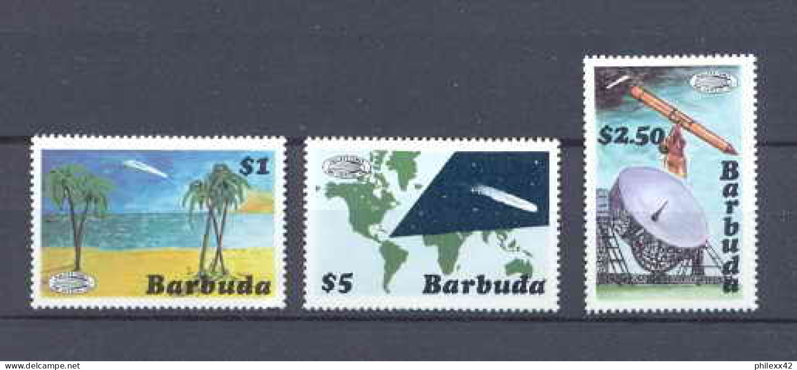 Barbuda 401 - N° 808/10 Espace (space) Comète De Halley Comet Cote 10 MNH ** - Oceania