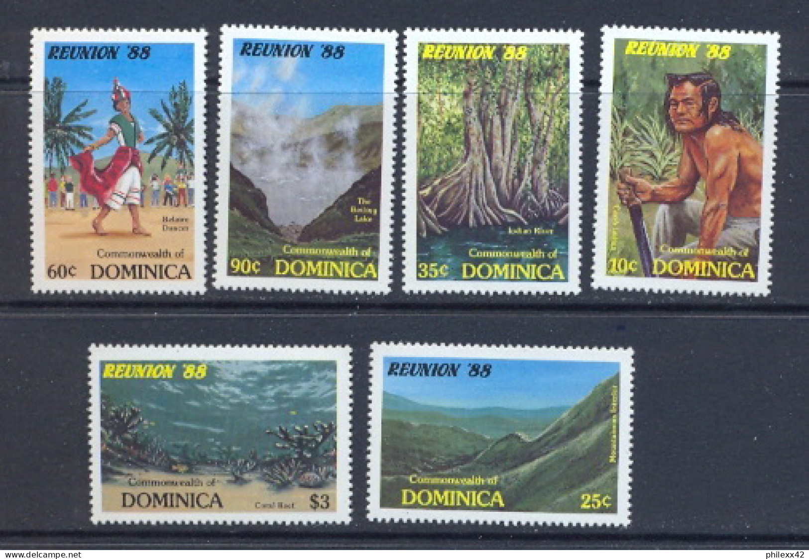 Dominique (dominica) - 3 - N° 1003/008 Tourisme Tourism Cote 4.75 MNH ** - Autres & Non Classés