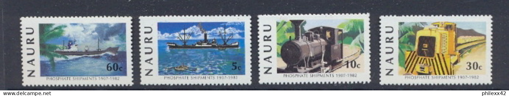 Nauru 383 - N° 251/54 PHOSPHATE Bateau (bateaux Ship Ships) Train Trains. MNH ** - Nauru