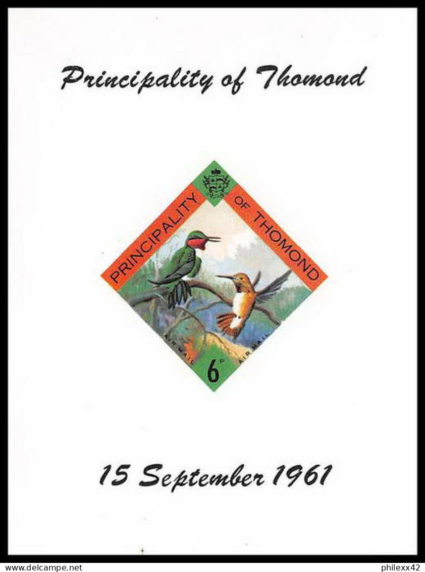 Principalty of Thomond Irlande (Ireland) Série Compète 14 v 1961 Non dentelé imperf Rugby - Hurling ** MNH 1961