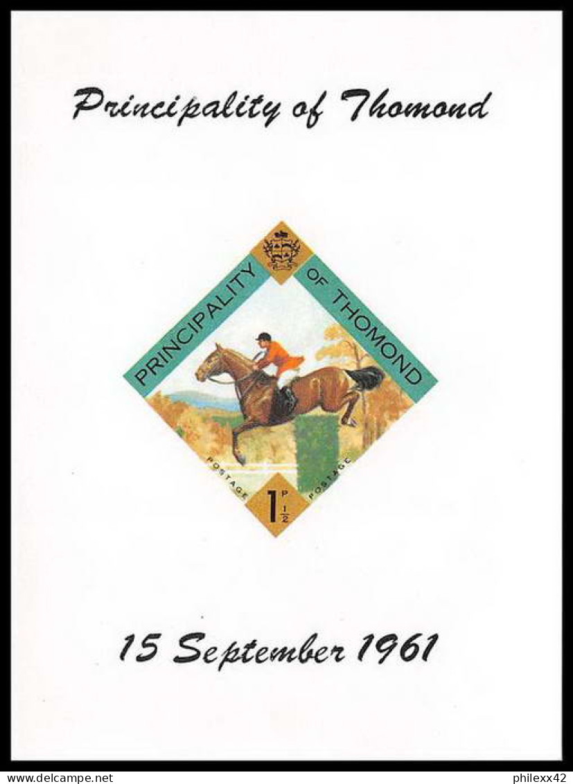 Principalty of Thomond Irlande (Ireland) Série Compète 14 v 1961 Non dentelé imperf Rugby - Hurling ** MNH 1961