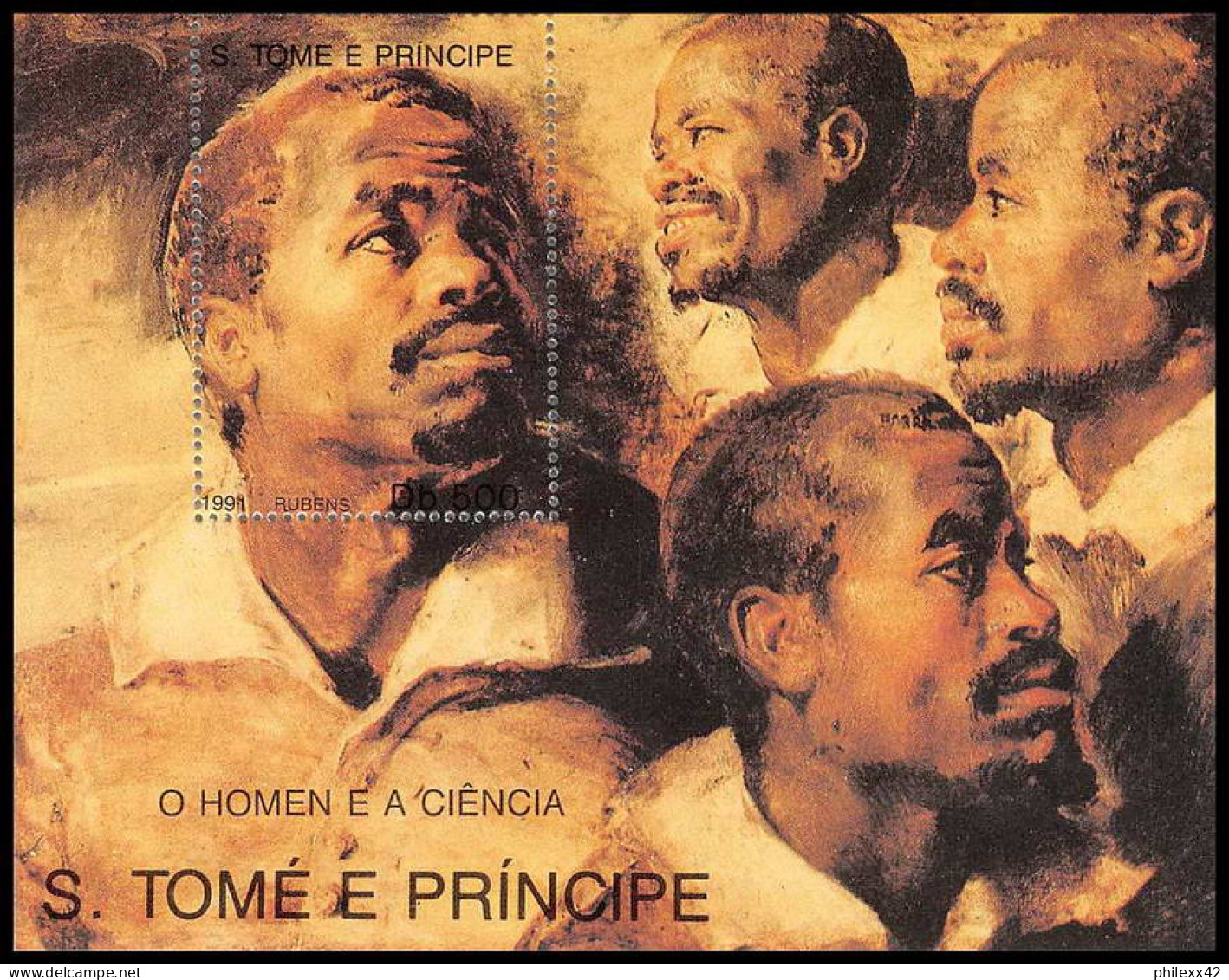 Sao Tome E Principe 103 N° 257 Rubens Tableau (tableaux Painting) Cote 9.5 ** MNH - Rubens