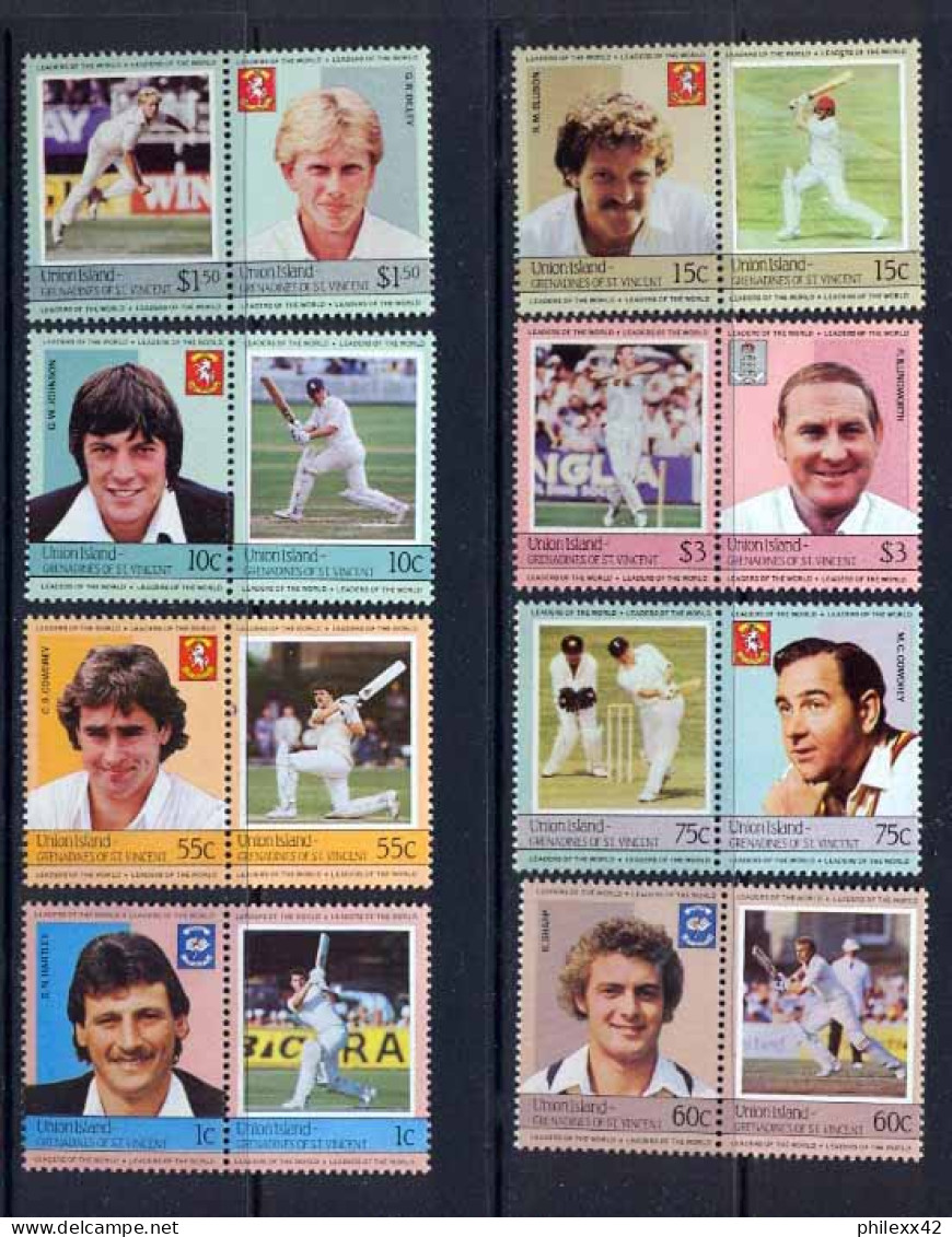 Union Island - 63 - Série Sport Cricket Famous Players Cote 12 Euros MNH ** - Cricket