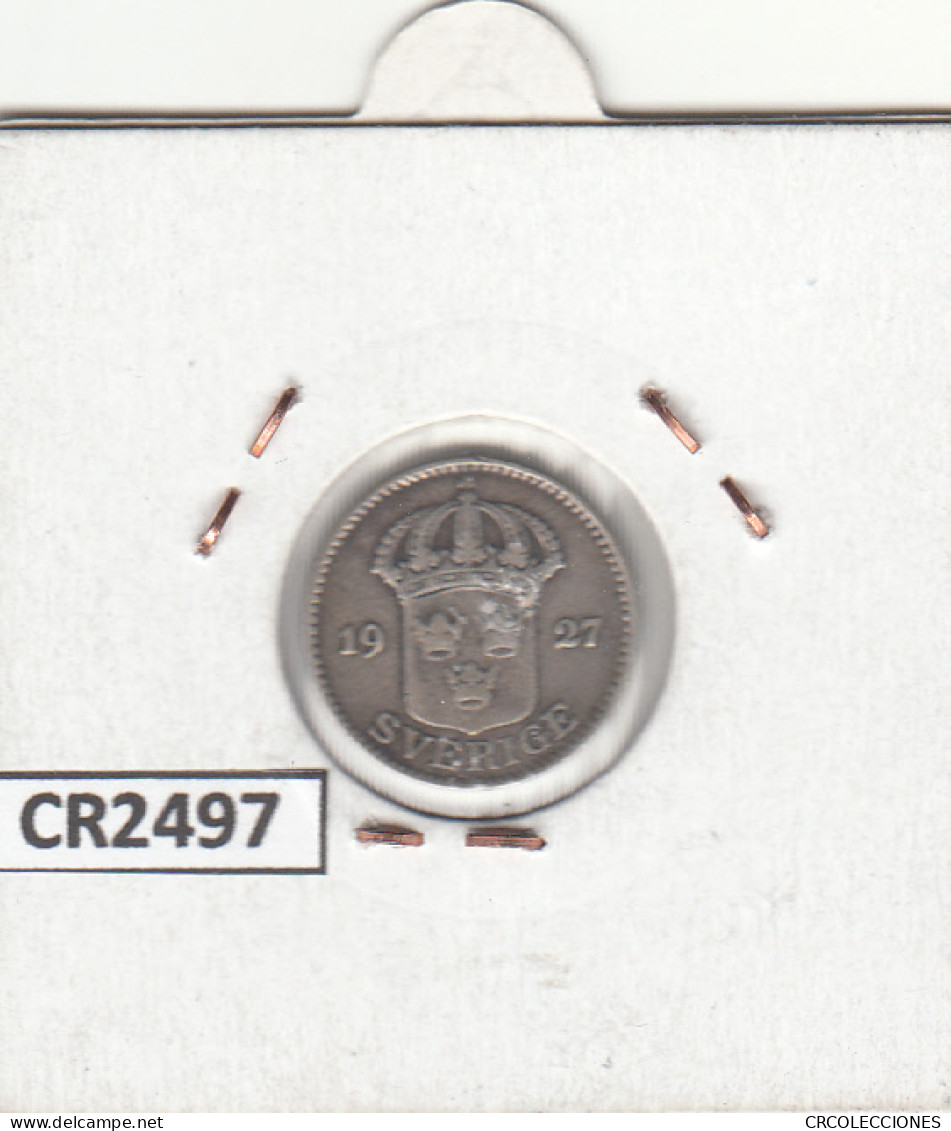 CR2497 MONEDA SUECIA 25 ORE 1927 PLATA - Andere - Europa