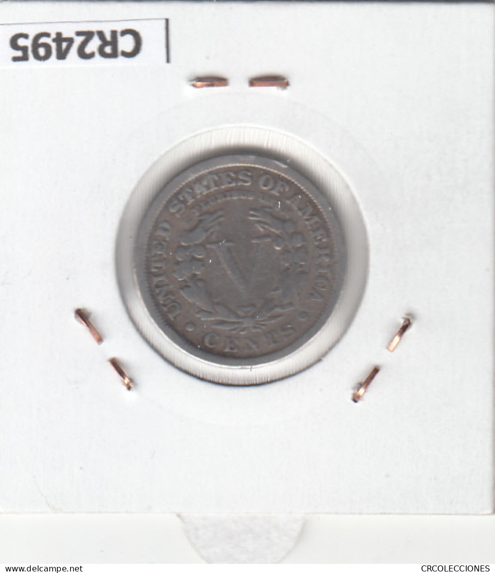 CR2495 MONEDA EEUU 5 CENTAVOS 1911  - Andere - Amerika