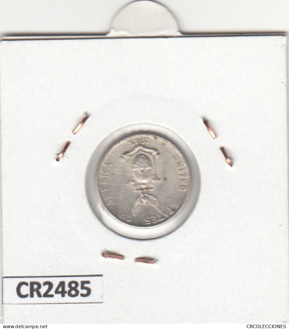 CR2485 MONEDA FILIPINAS 10 CENTIMOS 1945 PLATA  - Autres – Asie