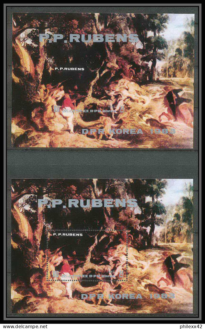 148 Corée (korea) Neuf ** MNH N° 154 A/B Bloc Rubens Tableau (tableaux Painting) Non Dentelé Imperf - Rubens