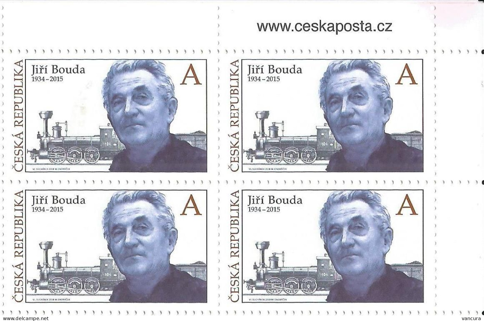 958 Czech Republic Jiri Bouda Anniversary 2018 - Unused Stamps