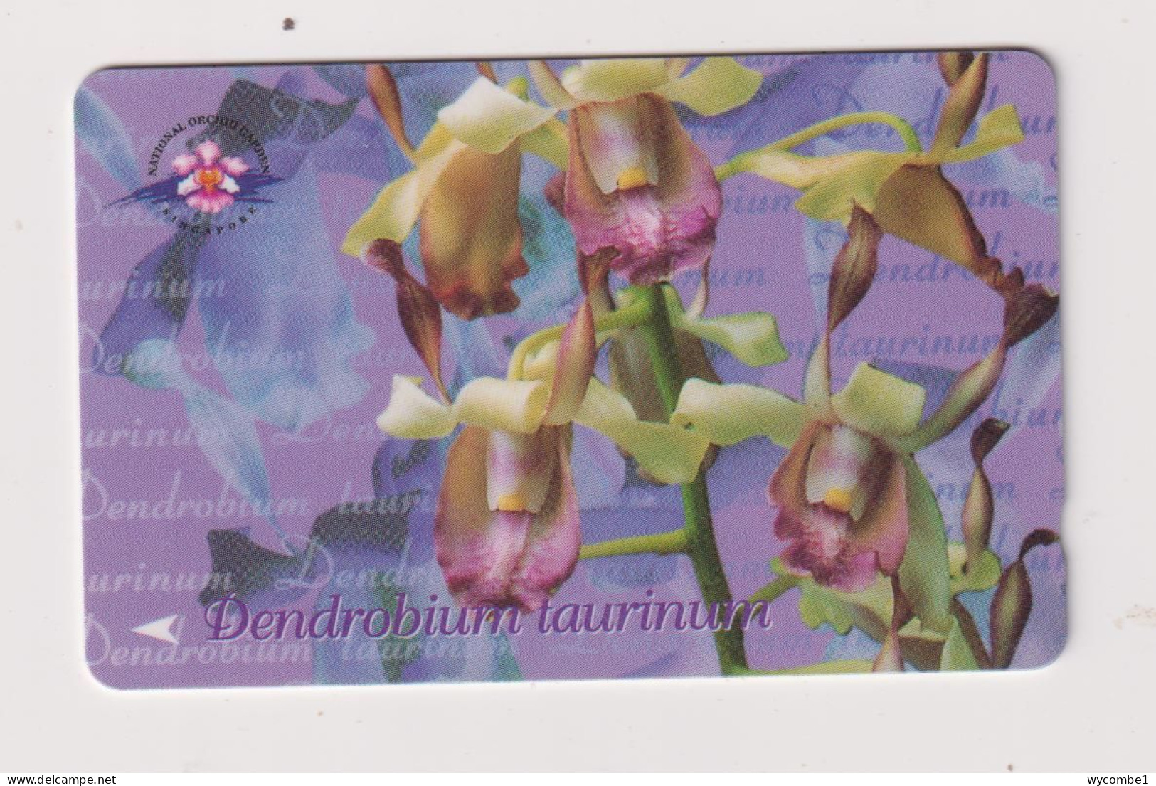 SINGAPORE - Flowers Orchids GPT Magnetic Phonecard - Singapour