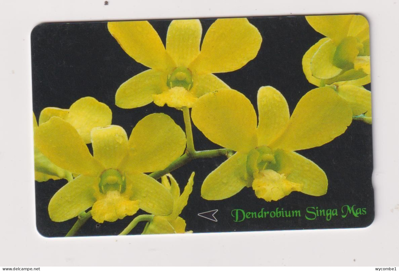 SINGAPORE - Flowers Orchids GPT Magnetic Phonecard - Singapour