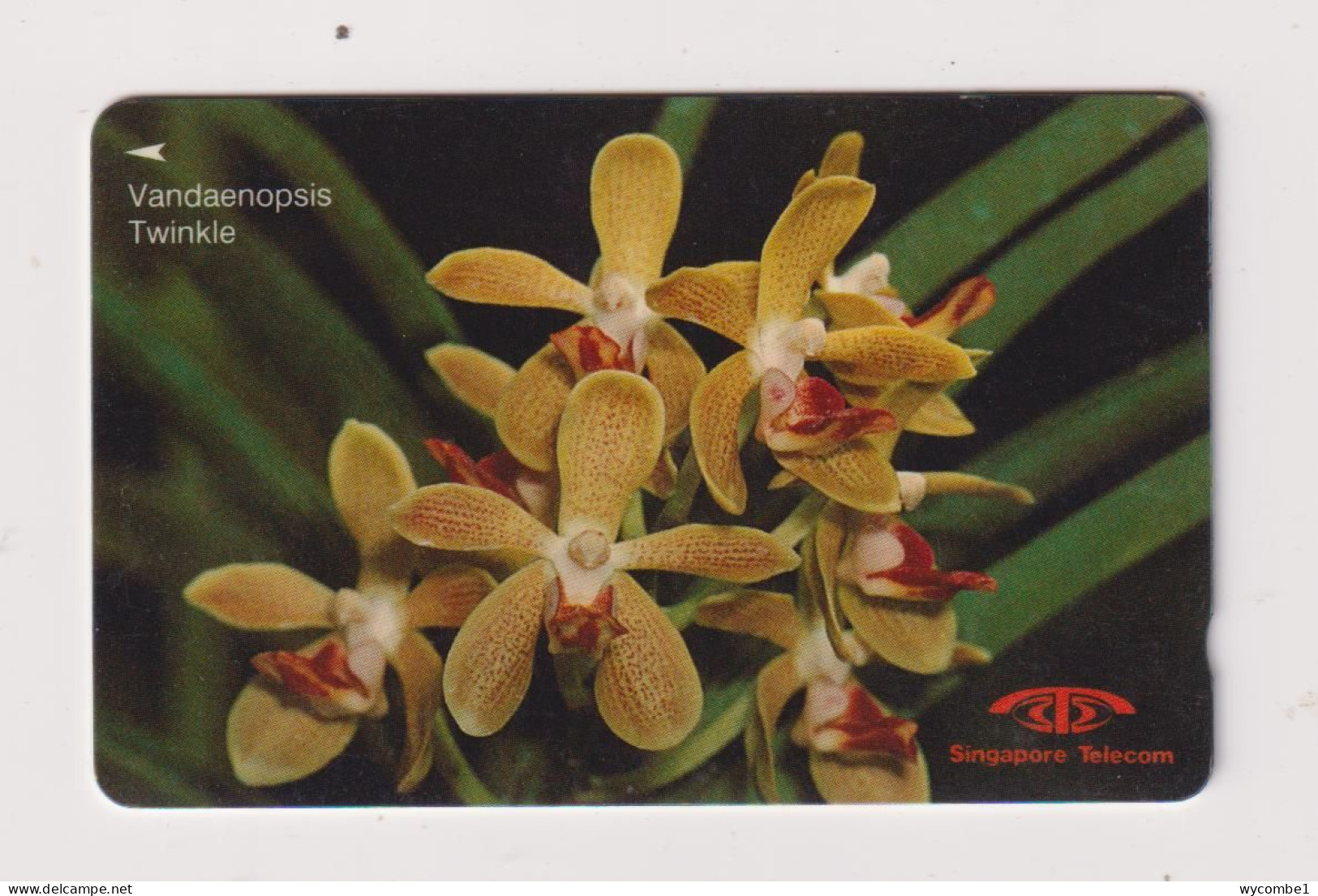 SINGAPORE - Flowers Orchids GPT Magnetic Phonecard - Singapur