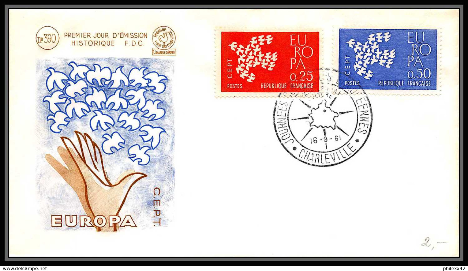 004 FRANCE Lettre (cover briefe) fdc (premier jour) Europe Europa 1956 - 1970 lot de 32 enveloppes différentes 