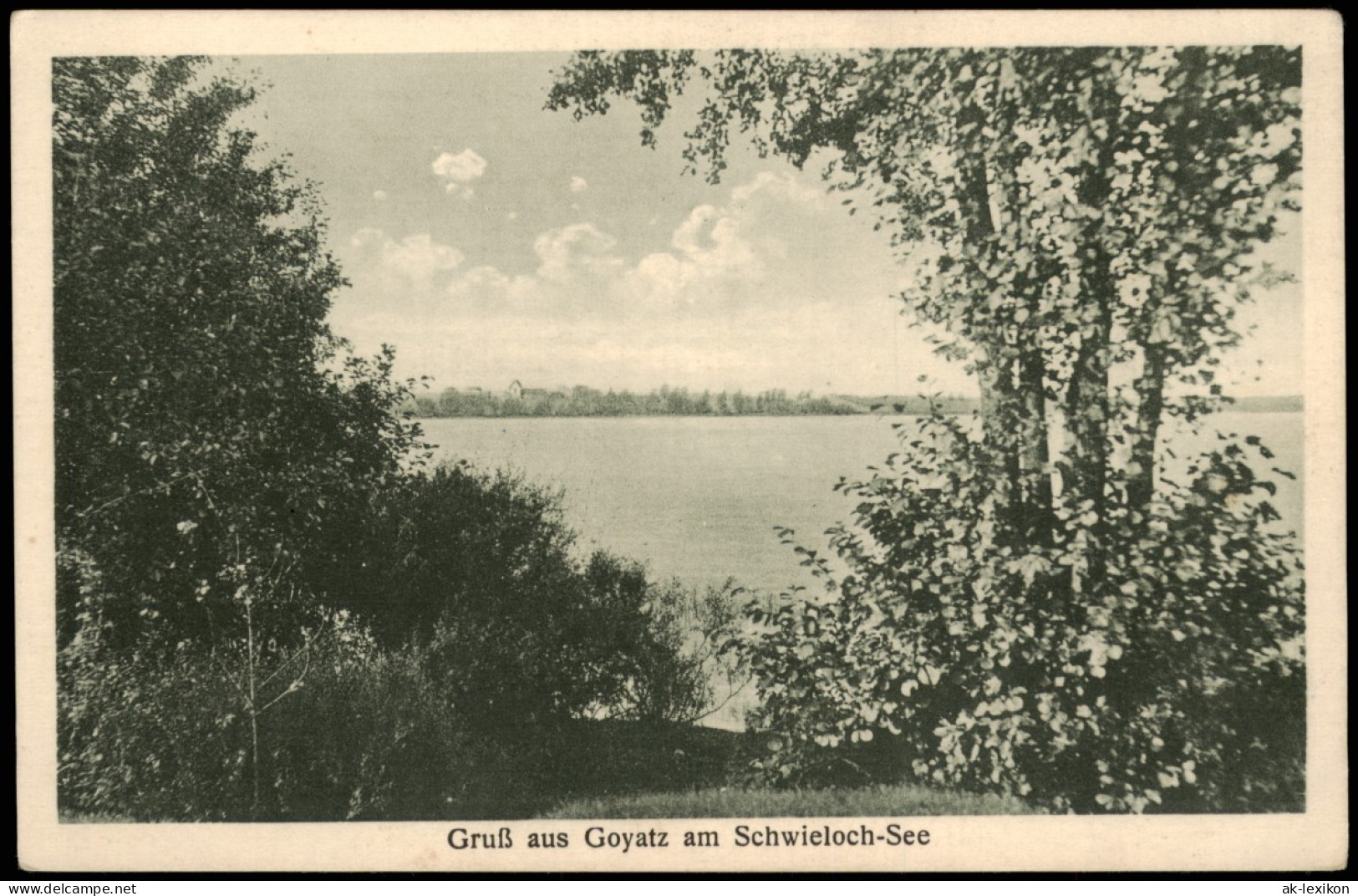Ansichtskarte Goyatz-Schwielochsee Schwielochsee 1922 - Goyatz