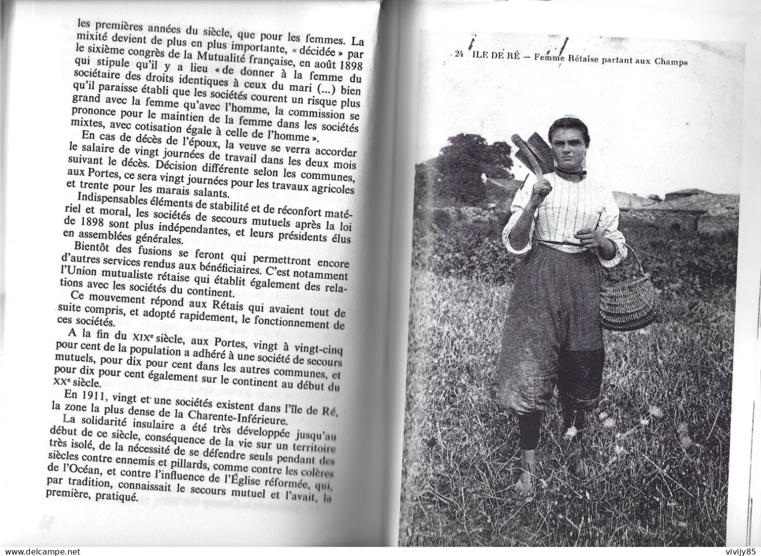 17 - Beau Livre De 125 Pages " Femmes De L'ILE DE RE "de Nicole Vray - Poitou-Charentes
