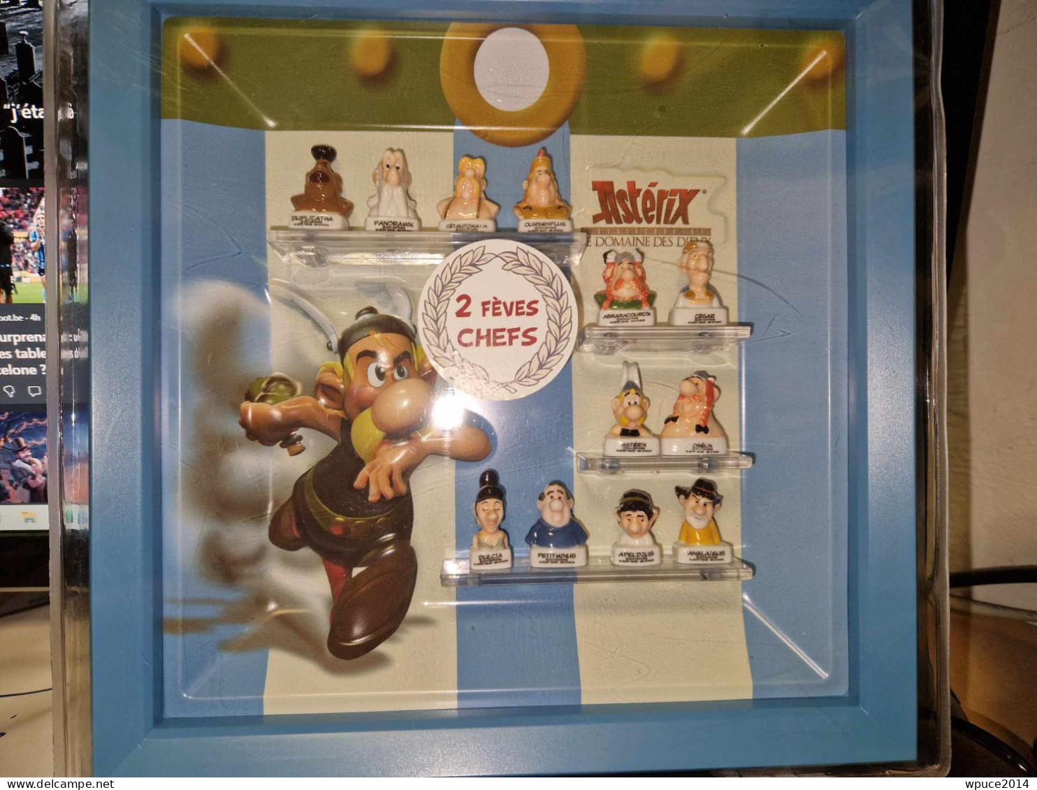 Coffret Neuf Fèves Astérix Le Domaine Des Dieux 2014 - Strip