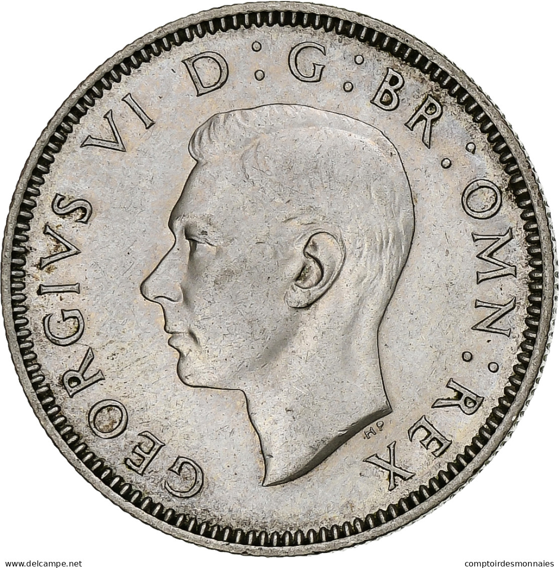 Grande-Bretagne, George VI, Shilling, 1946, SUP+, Argent, KM:854 - I. 1 Shilling