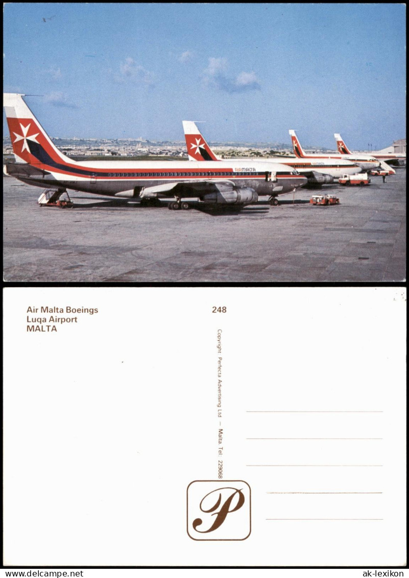 Luqa Malta International Airport, Air Malta Boeing Flugzeuge 1992 - Malta