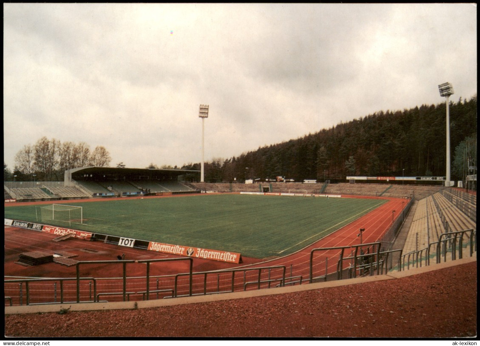 Ansichtskarte Homburg ( Saarpfalz) WALDSTADION Fussball Stadion 1992 - Saarpfalz-Kreis