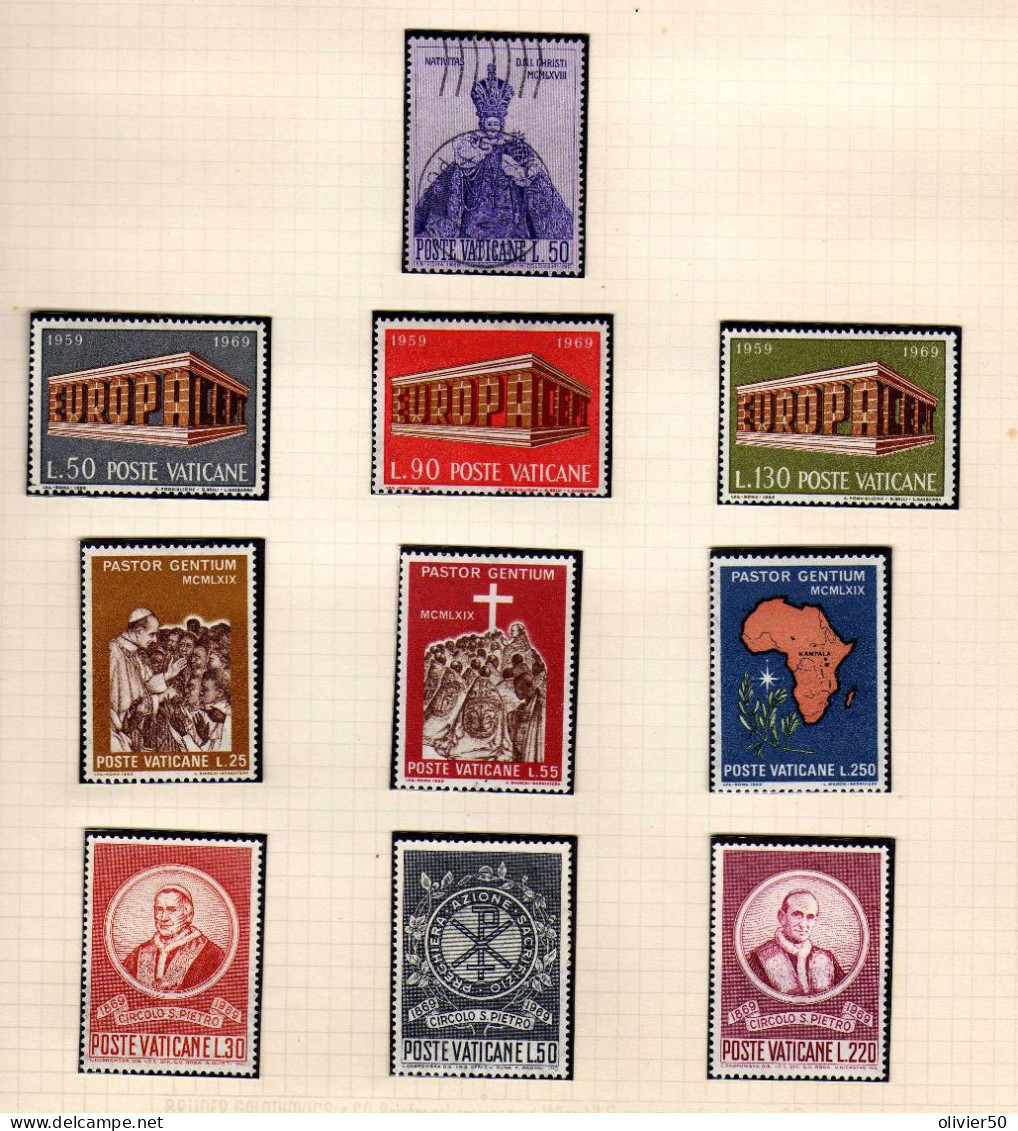 Vatican - 1969 - Europa - Voyages Papales - Neuf - Un Ex. Oblit - Neufs