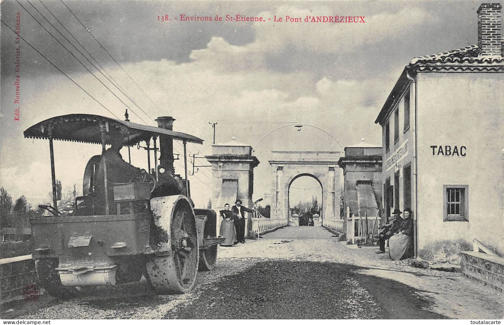 CPA 42 ENVIRONS ETIENNE LE PONT D'ANDREZIEUX  Belle ! - Andrézieux-Bouthéon