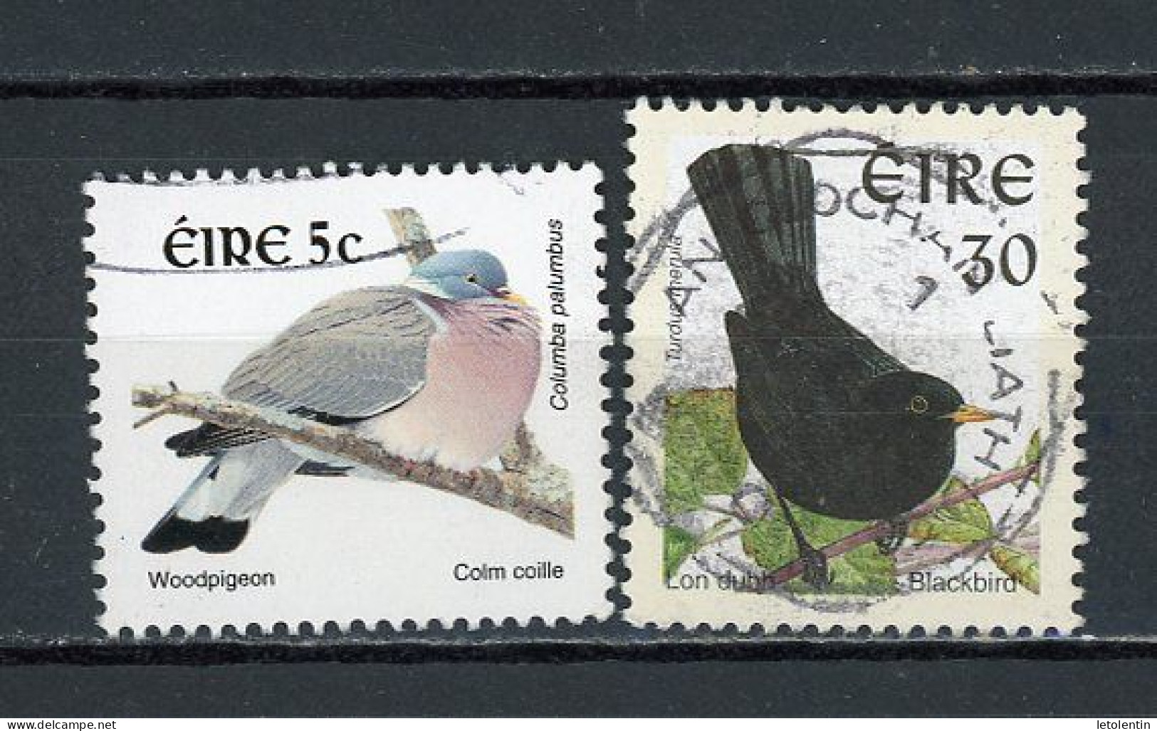 IRLANDE -  OISEAUX   N° Yvert 1057+1058a Obli - Oblitérés