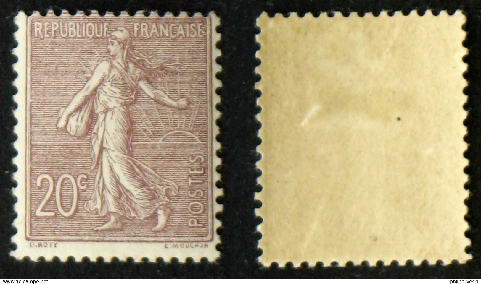 N° 131 20c Semeuse Lignée Neuf N* TB Cote 75€ - 1903-60 Sower - Ligned