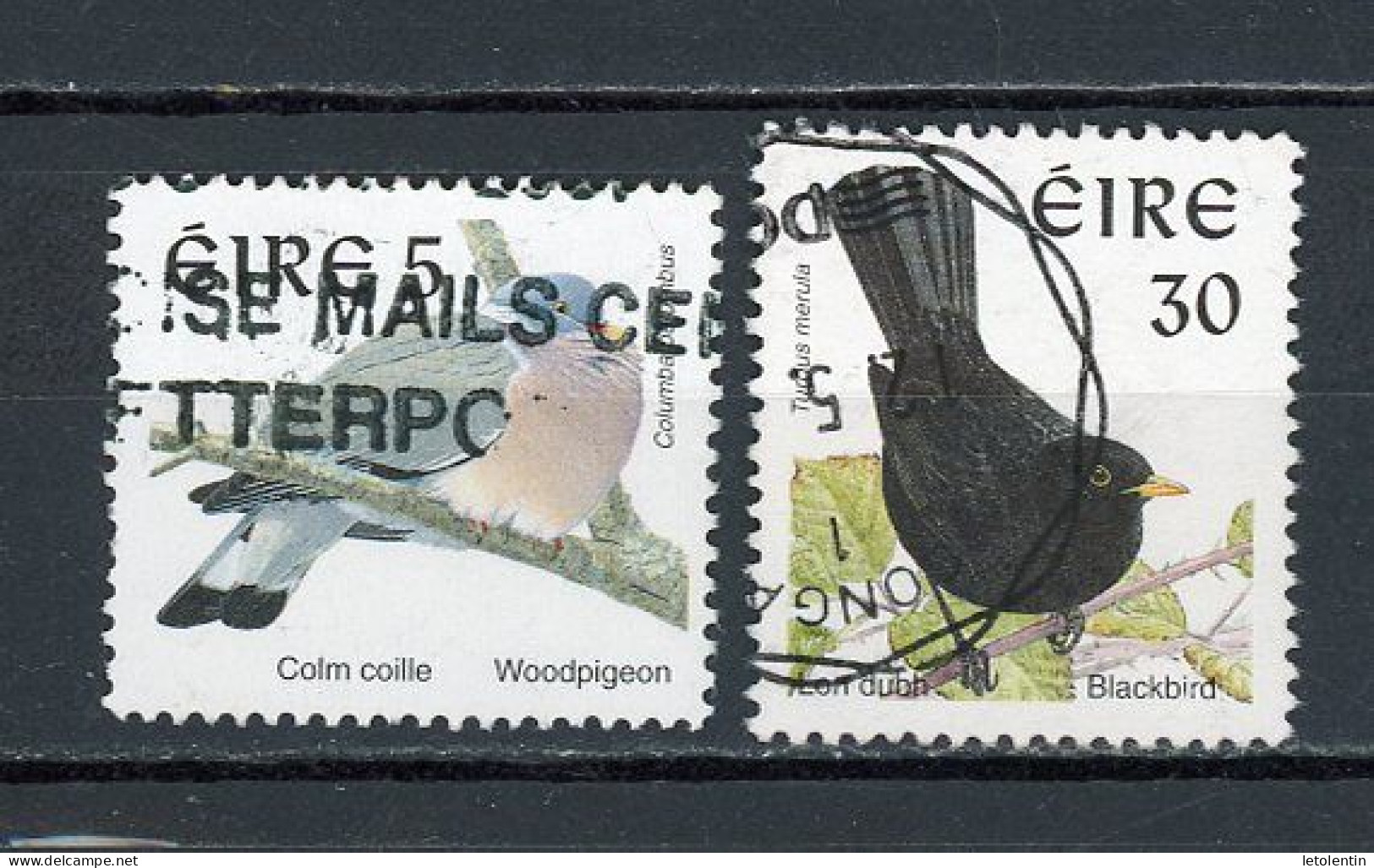 IRLANDE -  OISEAUX   N° Yvert 1057+1058 Obli - Usati