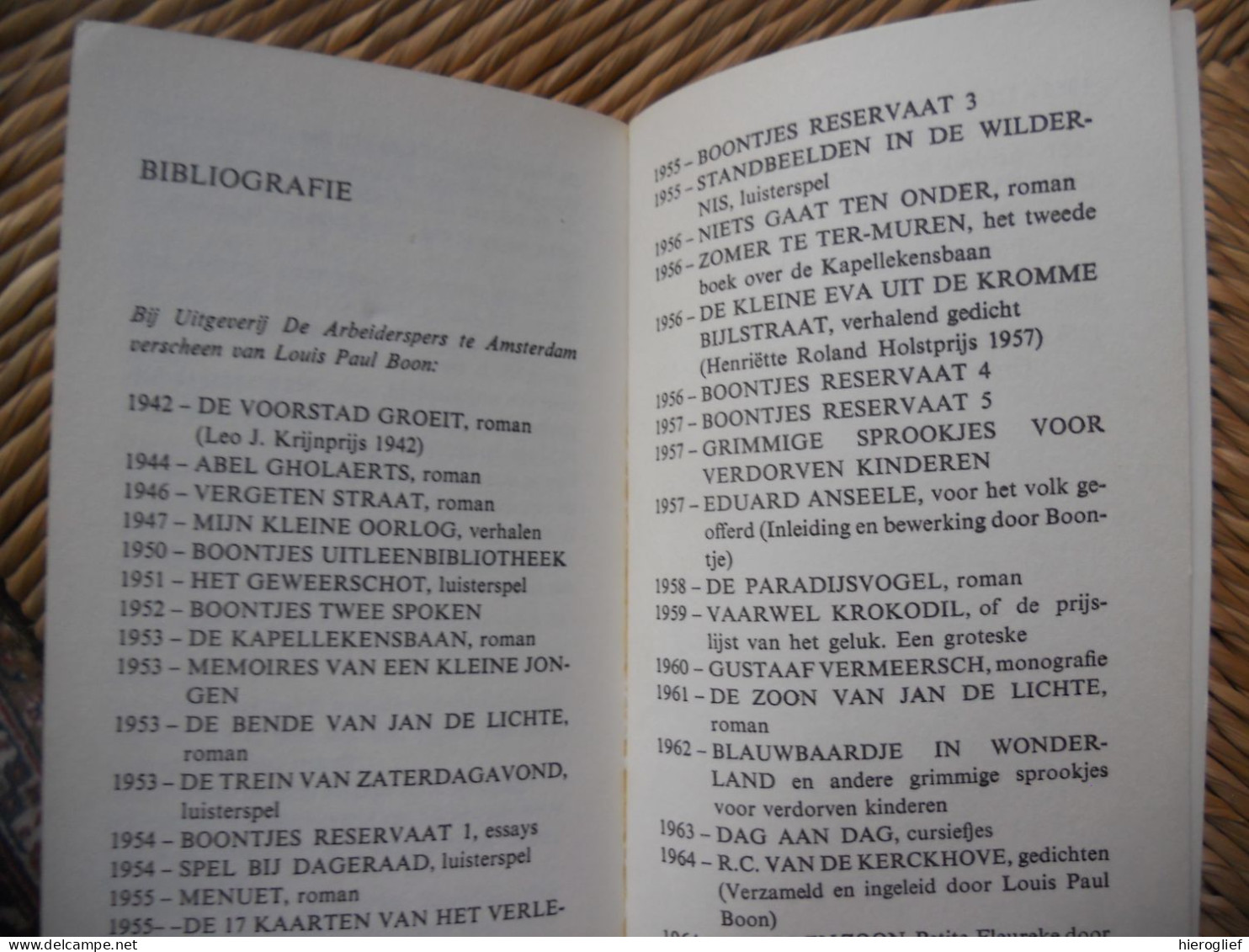 16 Van Louis Paul Boon - Zestien Schetsen Van Nederland - 1968 Aalst Erembodegem Vlaams Schrijver Avenue-reeks 3 - Littérature