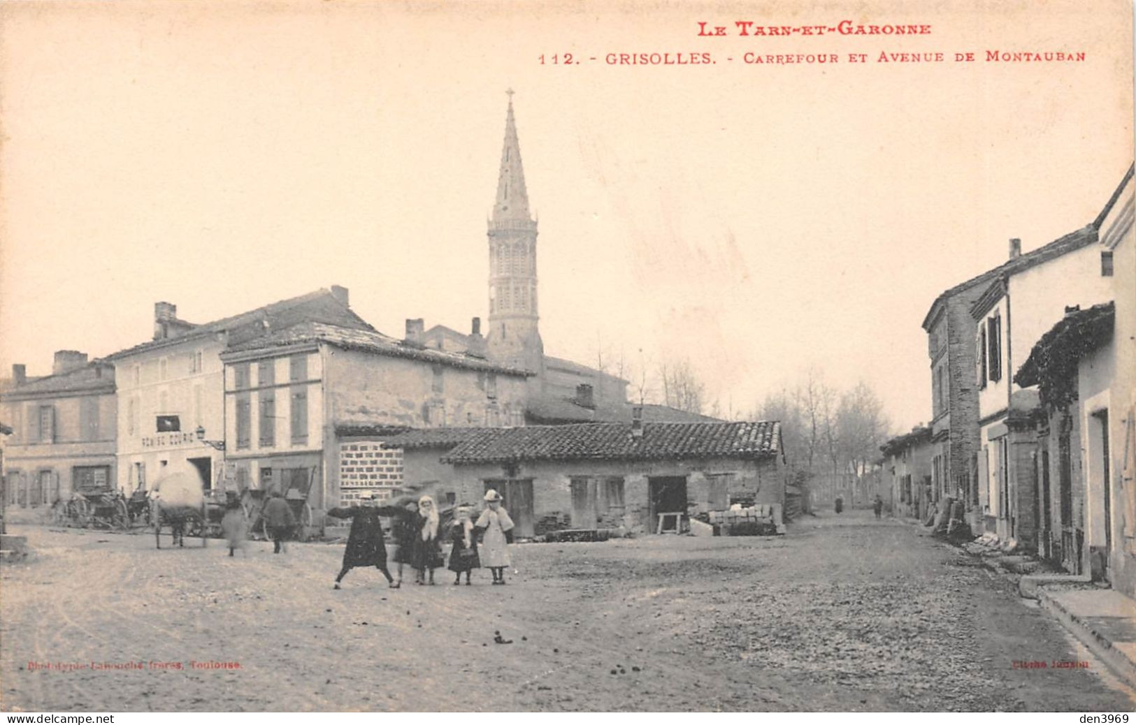 GRISOLLES (Tarn-et-Garonne) - Carrefour Et Avenue De Montauban - Grisolles