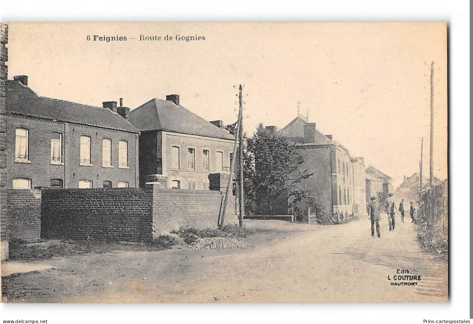 CPA 59 Feignies Route De Cognies - Feignies