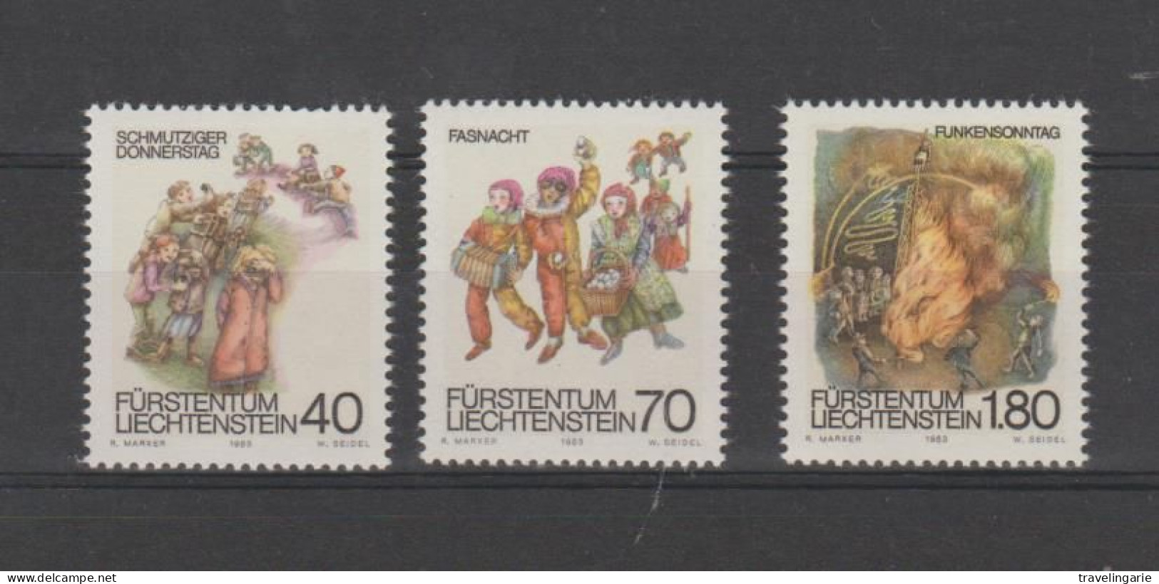 Liechtenstein 1983 Folkore - Carnaval  ** - Carnival