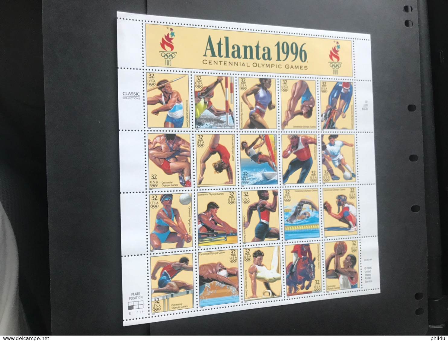 USA MNH 1996 Olympic, World Dinosaurs,inects+7 Sheets Complete About $35+ Face One Slight Crease See All Photos - Hojas Completas