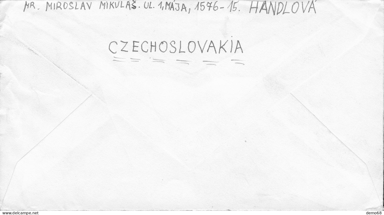 Tchécoslovaquie Ceskoslovensko 1959 ?? Timbre Sur Enveloppe Poste Aérienne Liefadlom Air Mail  Bon état - Luchtpost