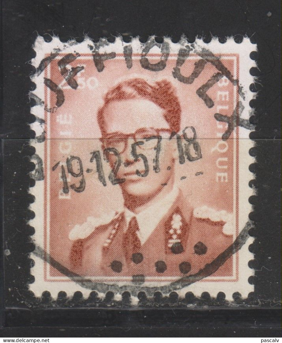 COB 1028 Oblitération Centrale BOUFFIOULX - 1953-1972 Lunettes