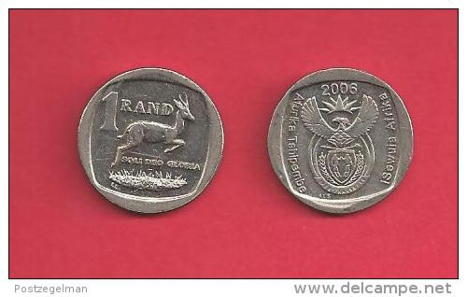 SOUTH AFRICA, 2006, Circulated Coin, 1 Rand, Kudu, C1366 - Afrique Du Sud