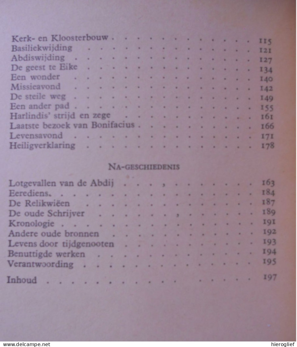 HARLINDIS & RELINDIS Van Aldeneik Door Hilarion Thans Maaseik De Maas Volentina Abdij Reeks Heiligen Van Onzen Stam - Historia