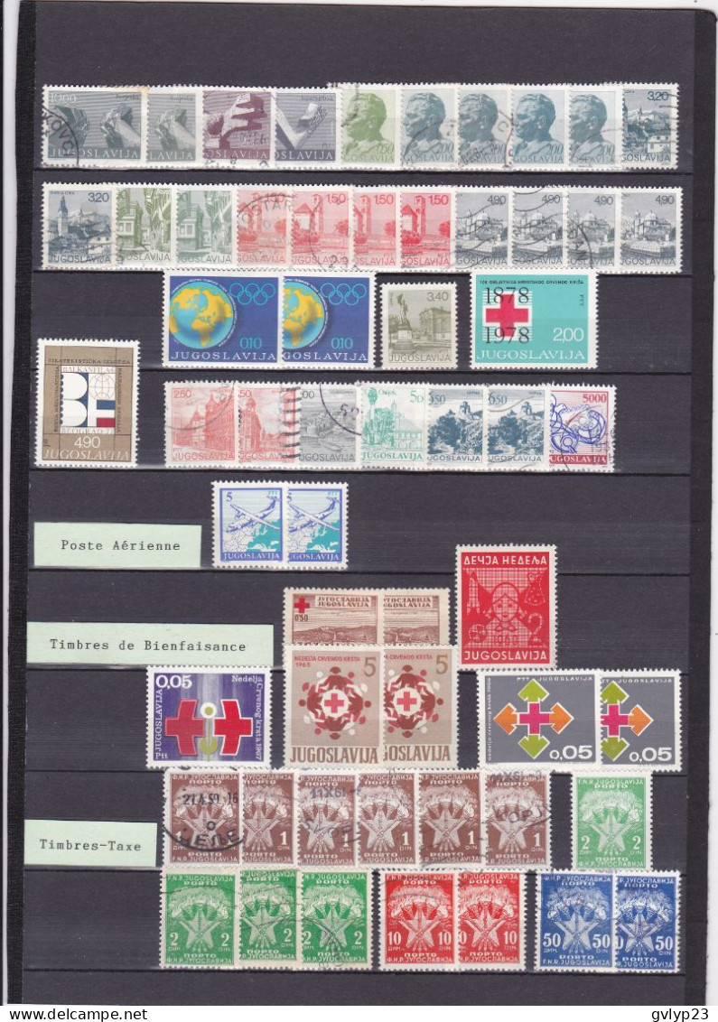 UN LOT DE 255 TIMBRES NEUFS**, NEUFS*, NSG, OBLITéRéS DONT MULTIPLES - Collections, Lots & Séries