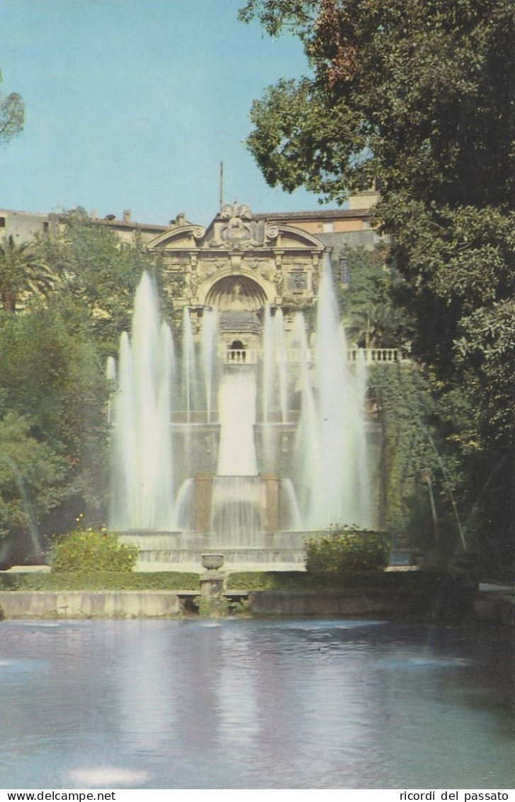 Cartolina Tivoli ( Roma ) - Villa D'este  - Fontana Dell'organo - Tivoli
