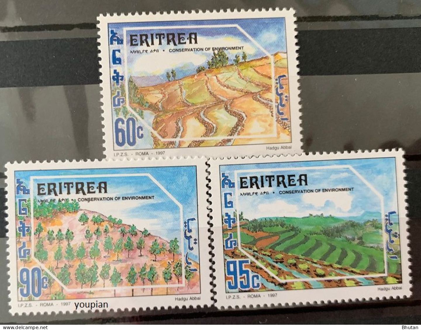 Eritrea 1997, Nature Protection, MNH Stamps Strip - Erythrée