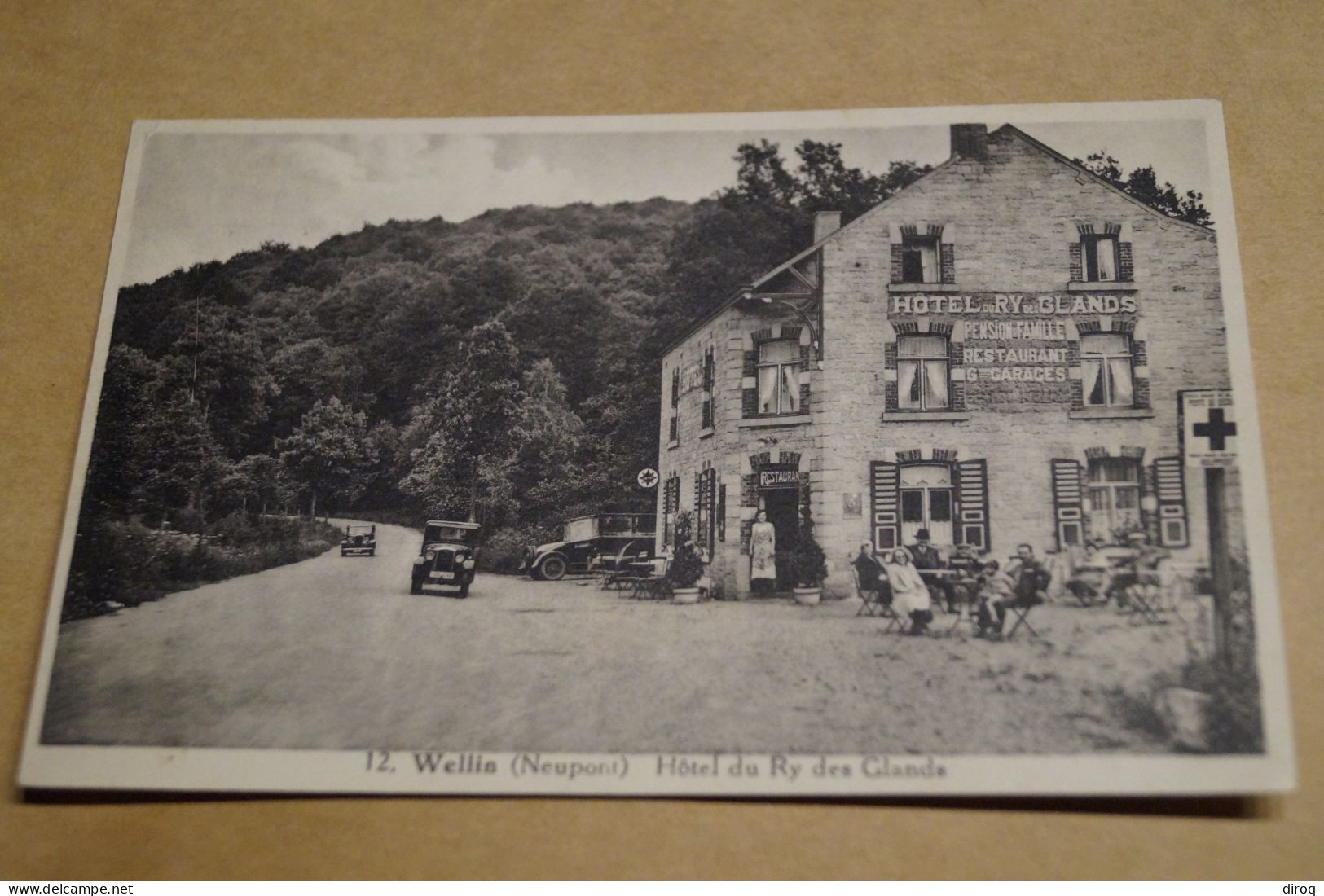 Hôtel Du Ry Des Glands Neupont , Wellin,très Belle Ancienne Carte Postale - Wellin