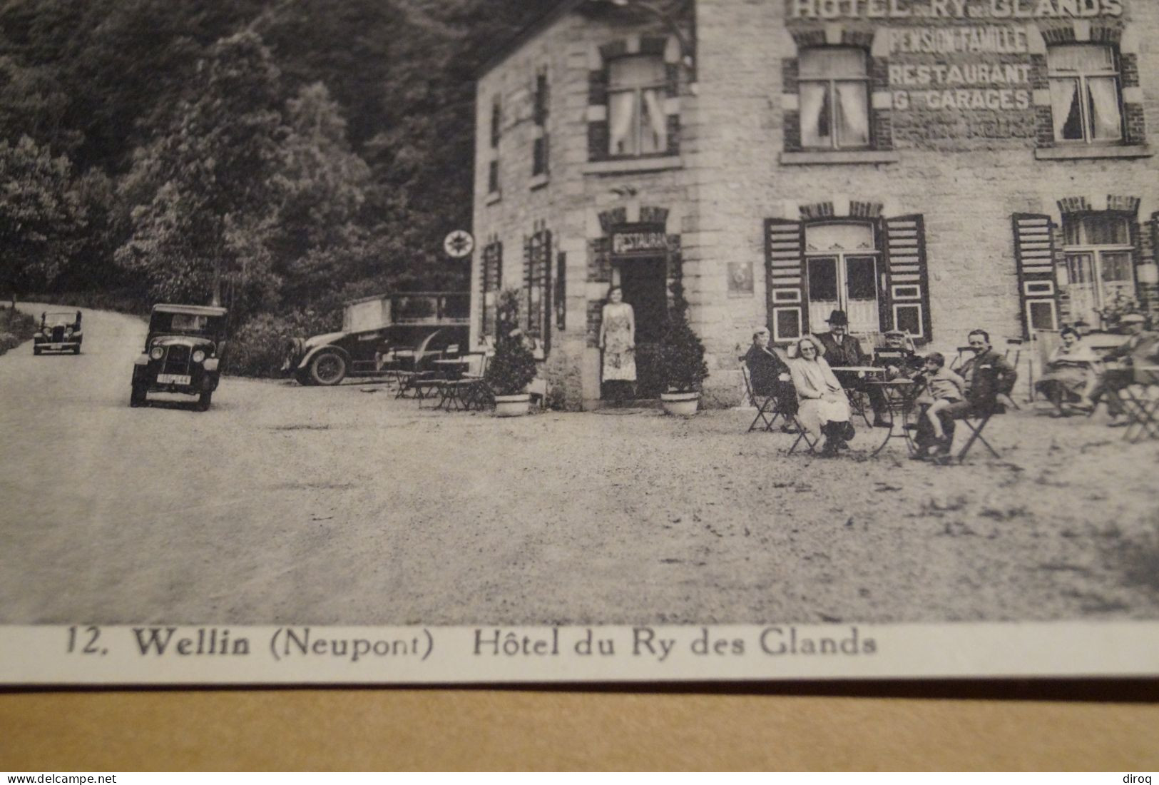 Hôtel Du Ry Des Glands Neupont , Wellin,très Belle Ancienne Carte Postale - Wellin