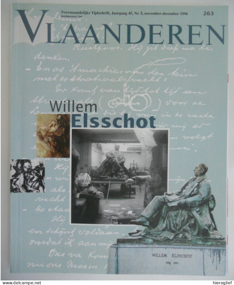 WILLEM ELSSCHOT Themanummer 263 Tijdschrift Vlaanderen 1996 Pseudoniem V Alphons De Ridder ° &+ Antwerpen Auteur Dichter - Geschichte