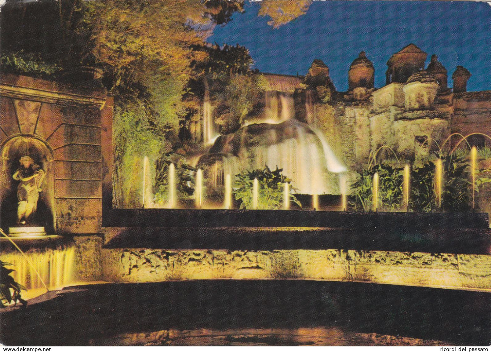 Cartolina Tivoli ( Roma ) - Villa D'este  - Fontana Della Rometta - Tivoli