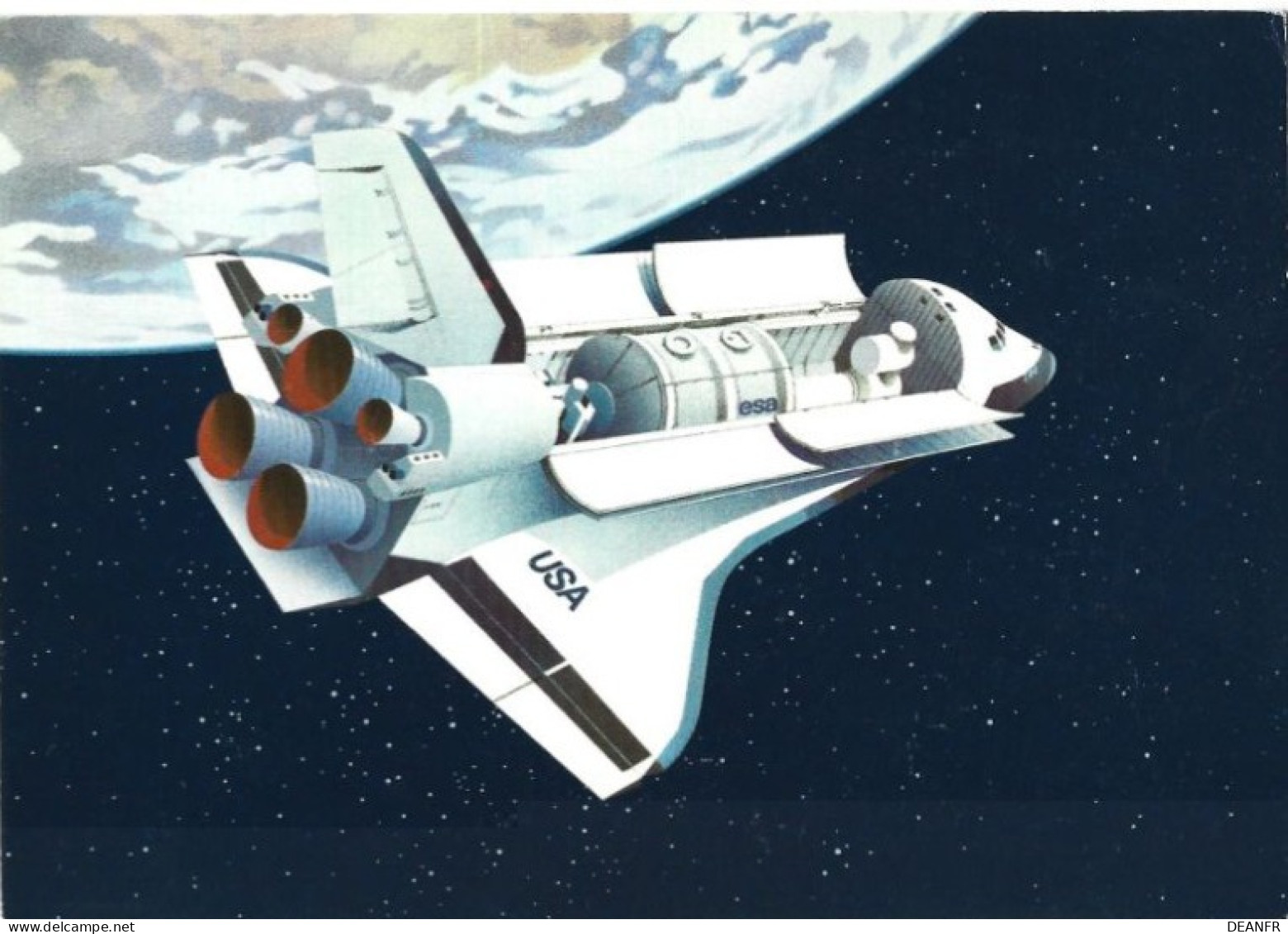 CH - SUISSE : Carte Illustrée Affranchie - Space Shuttle/Spacelab 3/1981. - Other & Unclassified